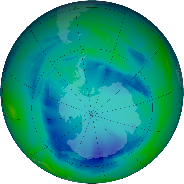 Ozone Map 2008-08-13